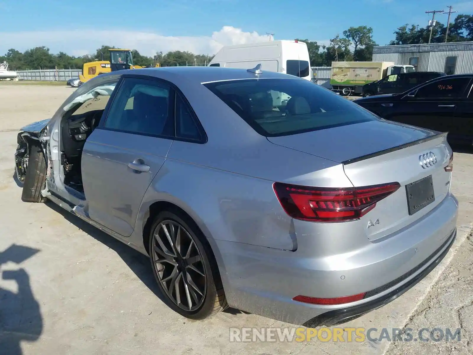 3 Photograph of a damaged car WAUENBF49KA058079 AUDI A4 2019