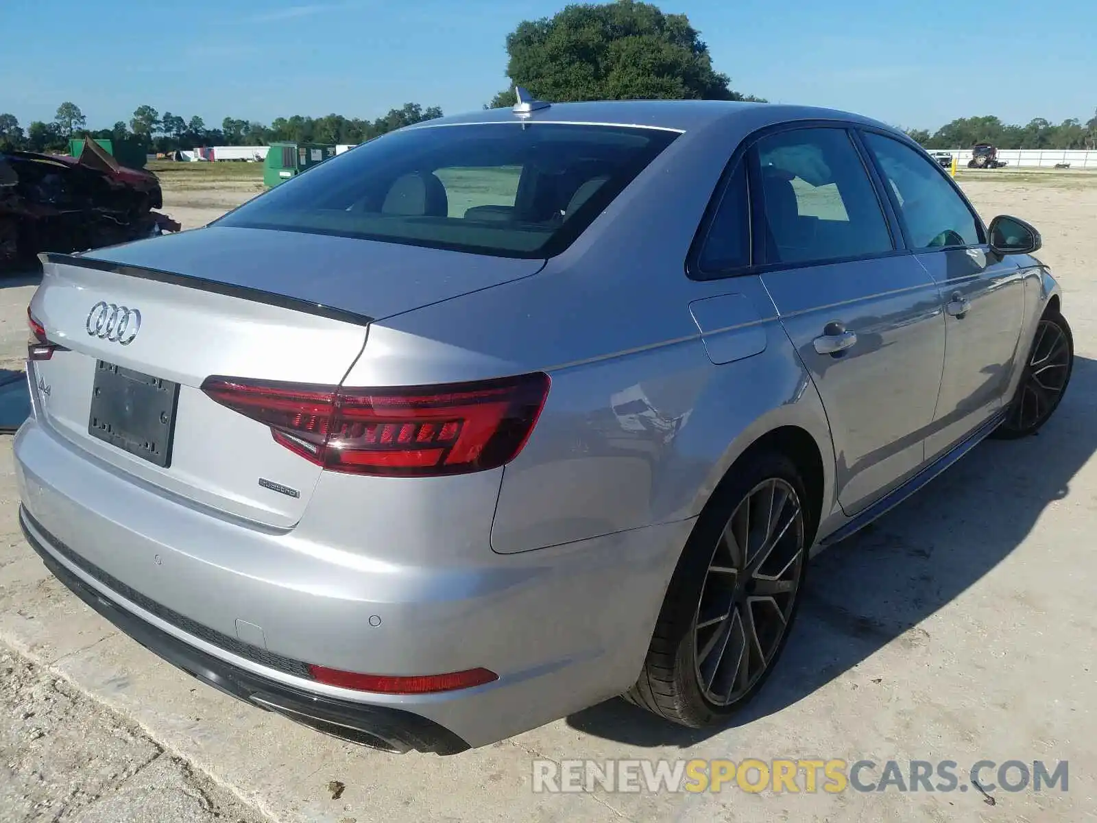 4 Photograph of a damaged car WAUENBF49KA058079 AUDI A4 2019