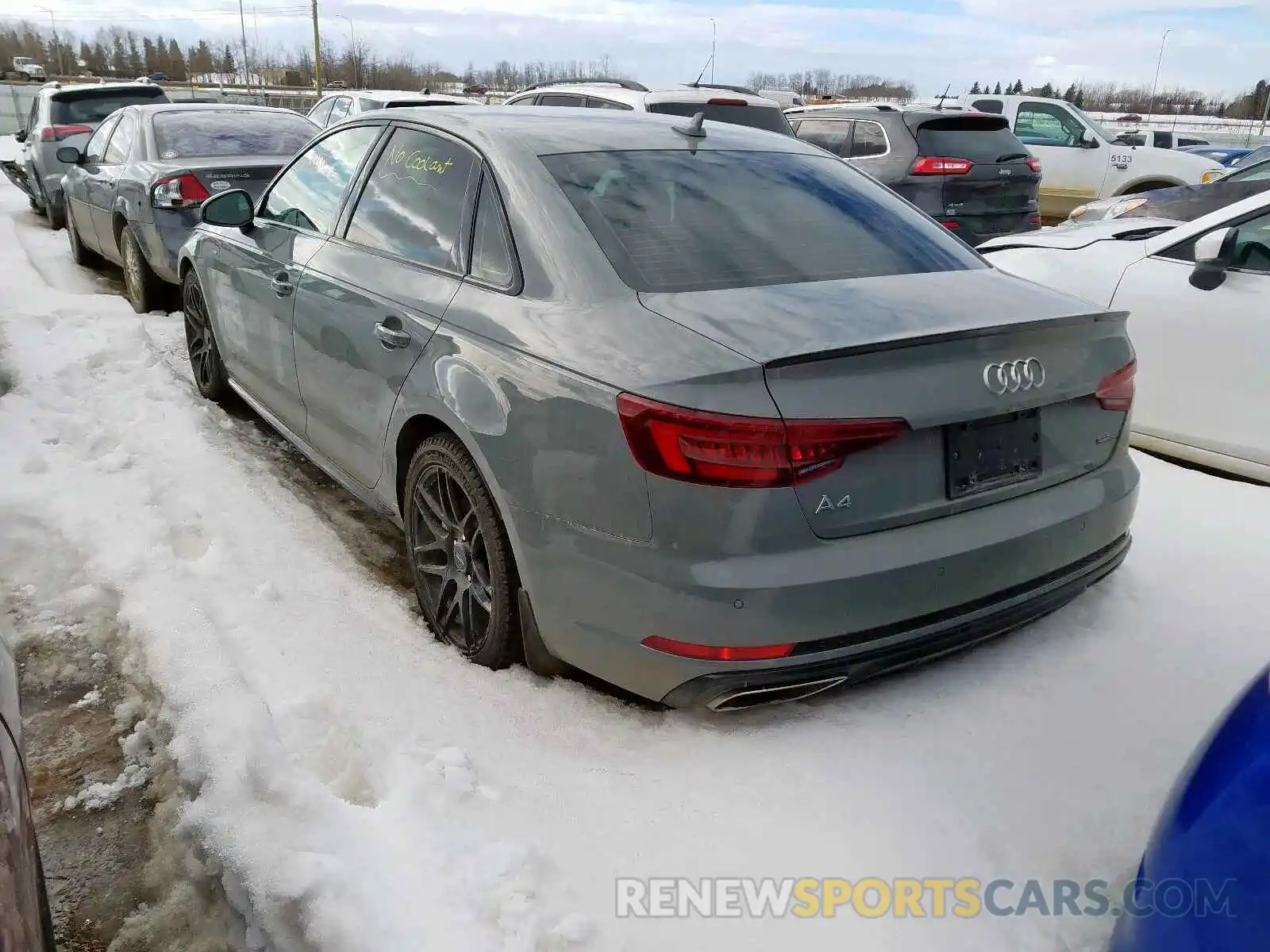 3 Photograph of a damaged car WAUFNAF40KA076517 AUDI A4 2019