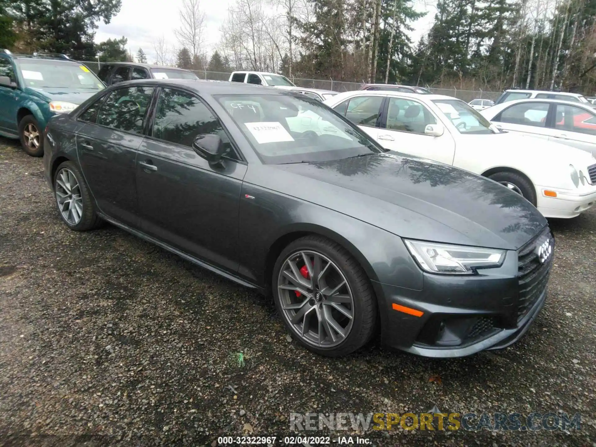 1 Photograph of a damaged car WAUFNAF45KA094821 AUDI A4 2019