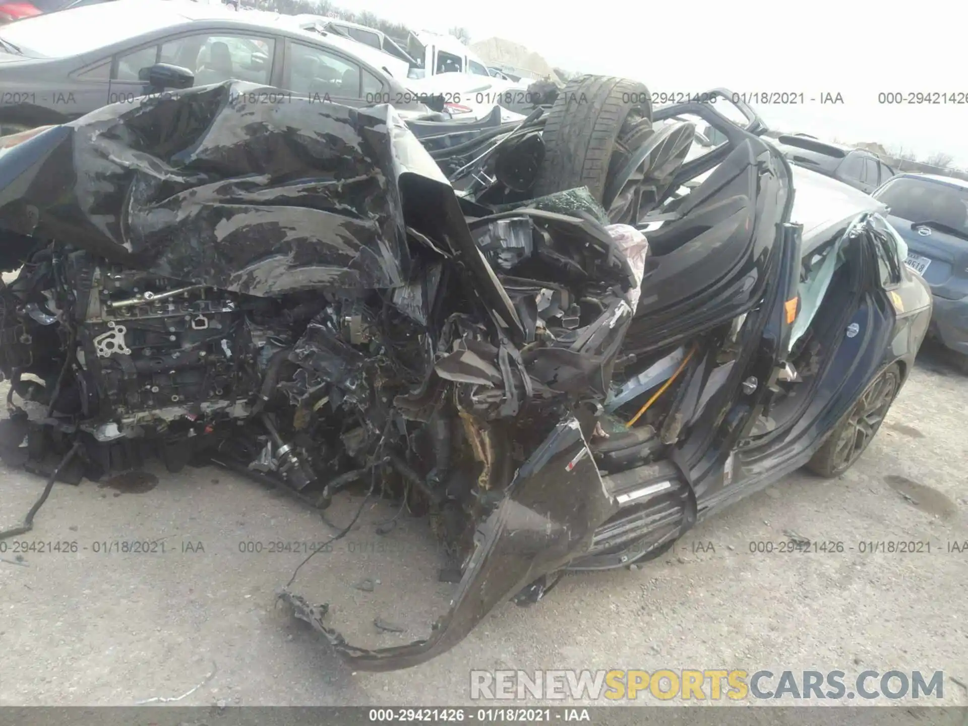 2 Фотография поврежденного автомобиля WAUFNAF46KN004746 AUDI A4 2019