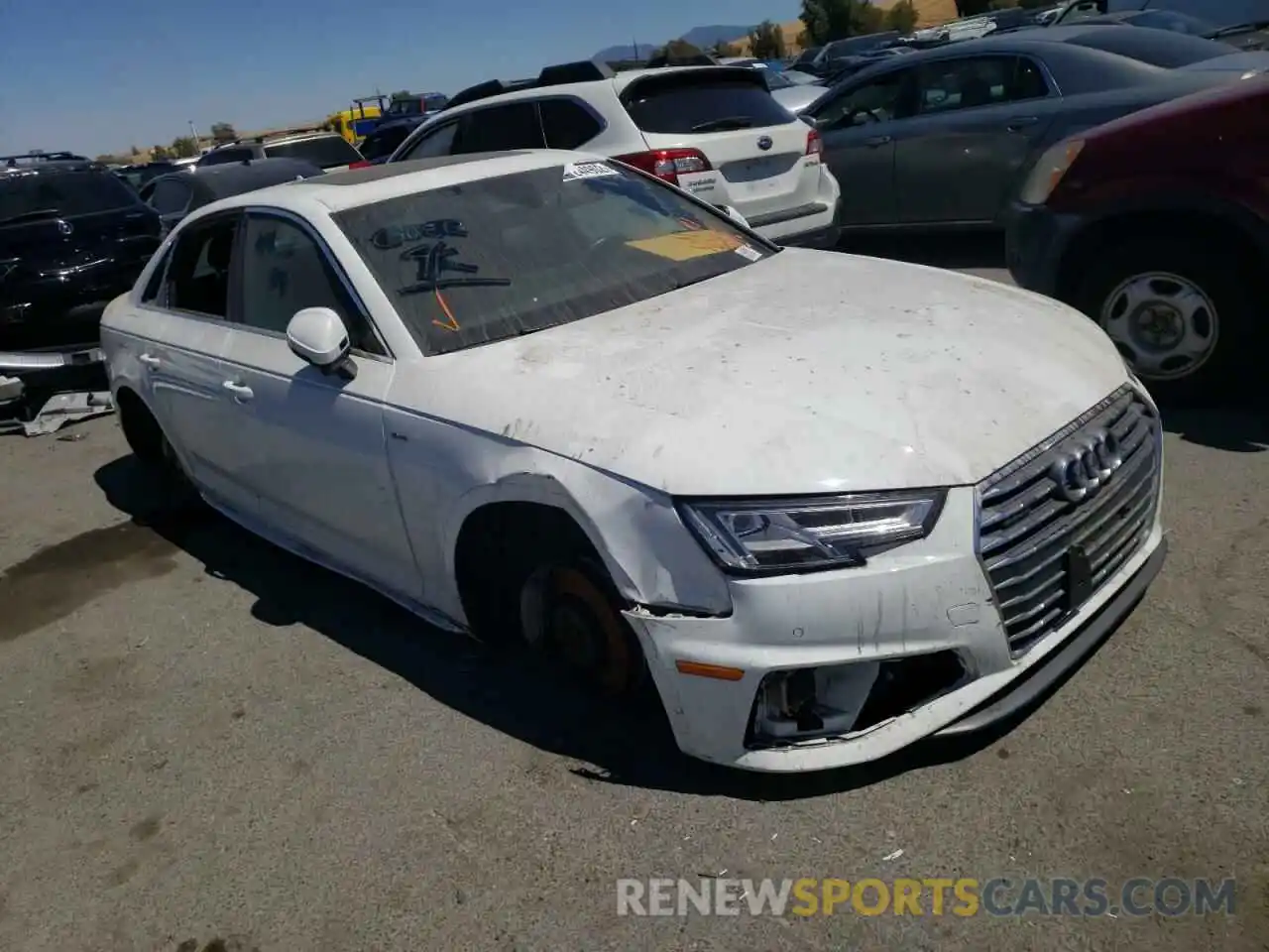 9 Photograph of a damaged car WAUFNAF48KA066639 AUDI A4 2019