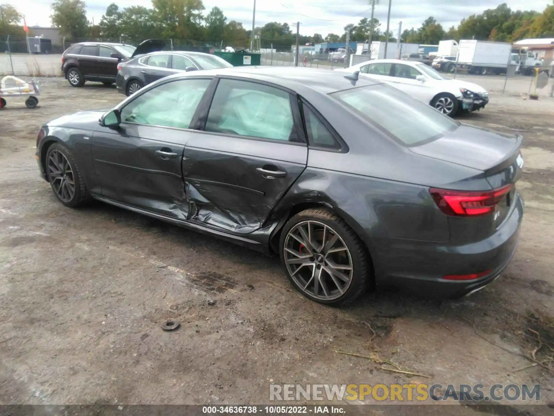 3 Photograph of a damaged car WAUFNAF4XKA012419 AUDI A4 2019