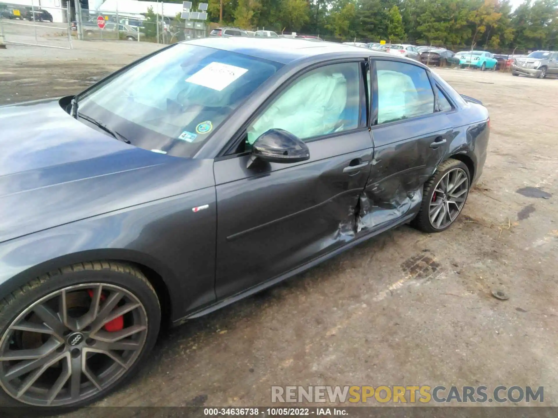 6 Photograph of a damaged car WAUFNAF4XKA012419 AUDI A4 2019