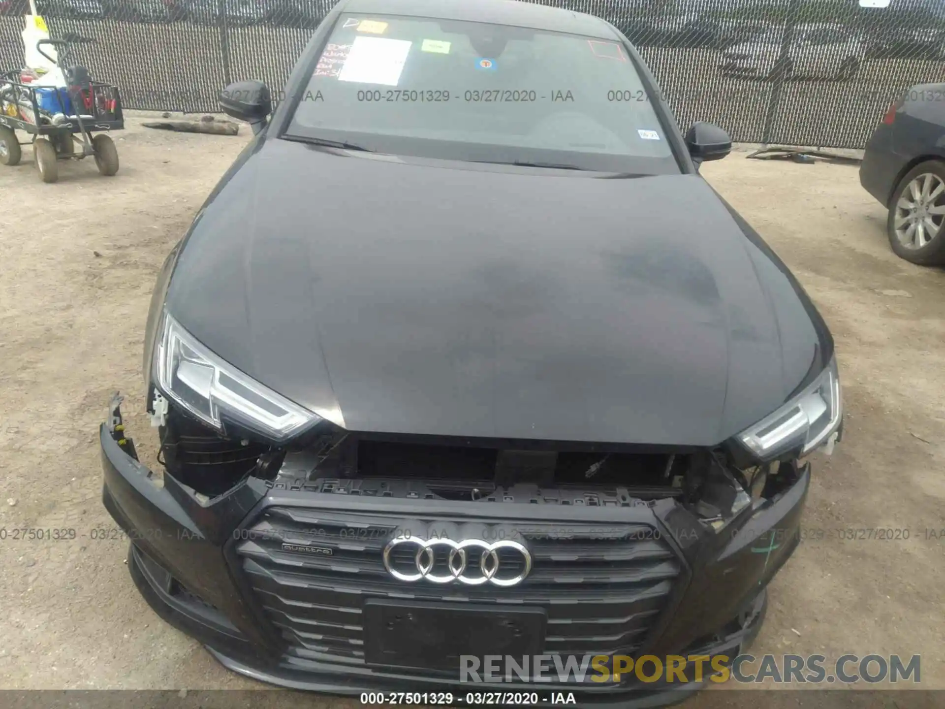 6 Photograph of a damaged car WAUFNAF4XKA047767 AUDI A4 2019