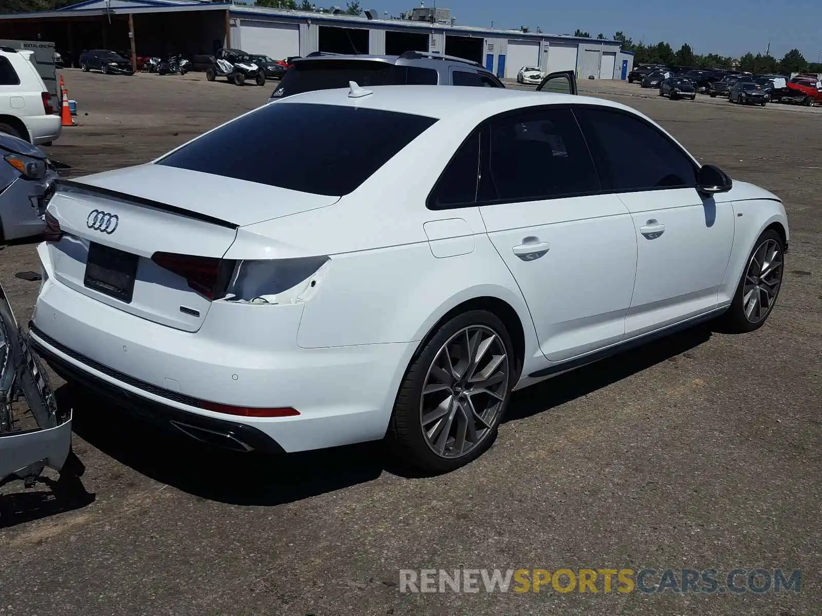 4 Photograph of a damaged car WAUFNBF45KN016375 AUDI A4 2019