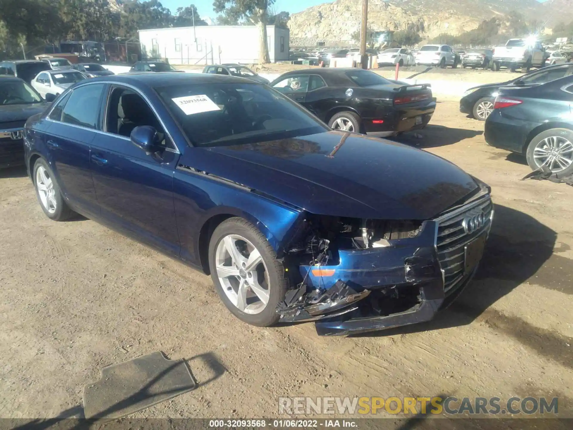 1 Photograph of a damaged car WAUGMAF40KA014042 AUDI A4 2019