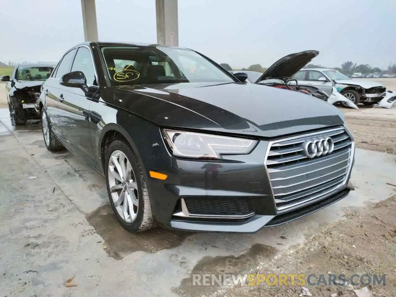 1 Photograph of a damaged car WAUGMAF40KA035151 AUDI A4 2019