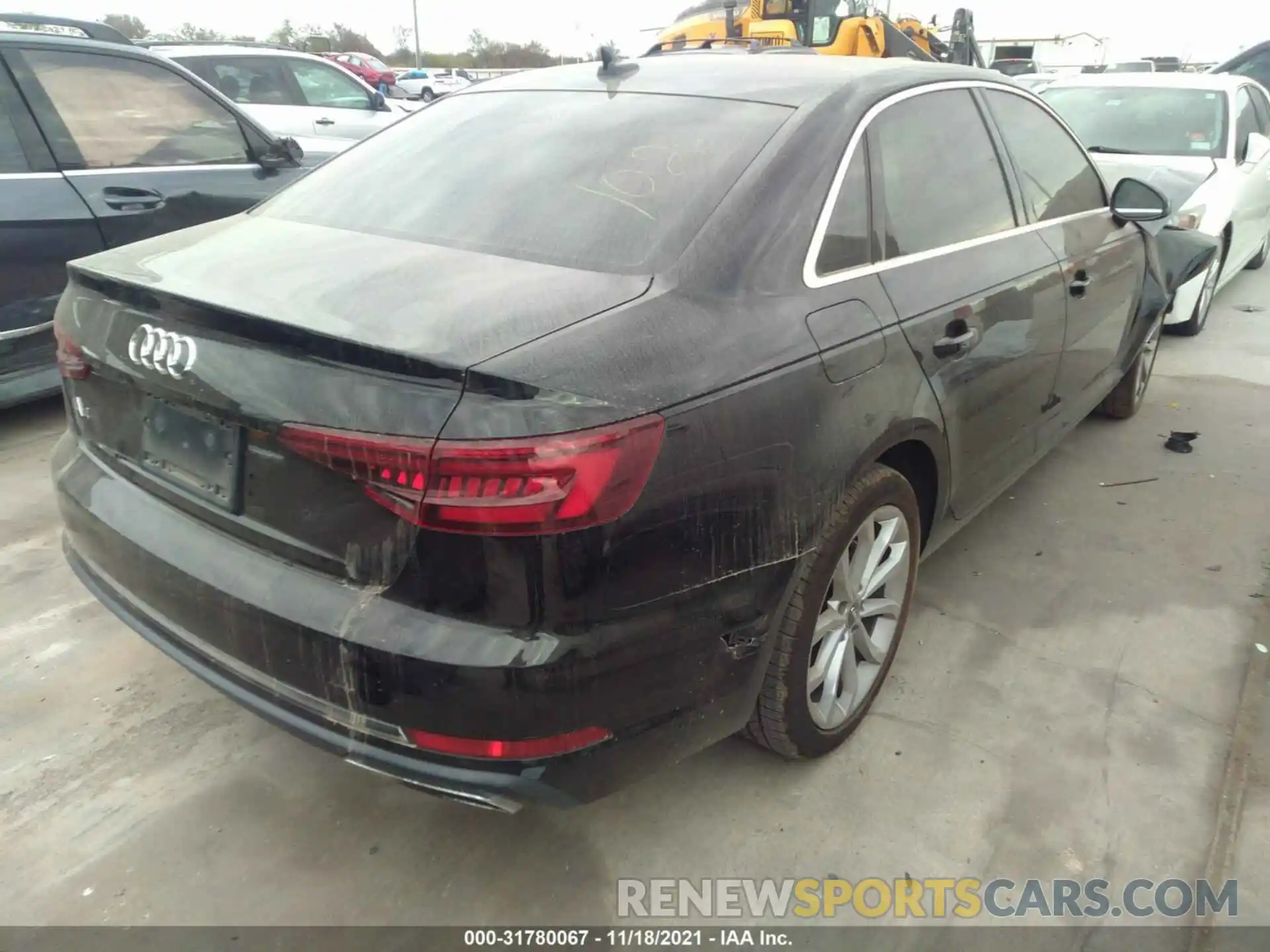 4 Фотография поврежденного автомобиля WAUGMAF40KA052337 AUDI A4 2019