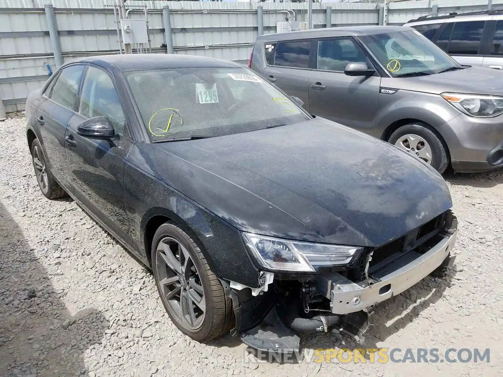 1 Photograph of a damaged car WAUGMAF40KA106560 AUDI A4 2019