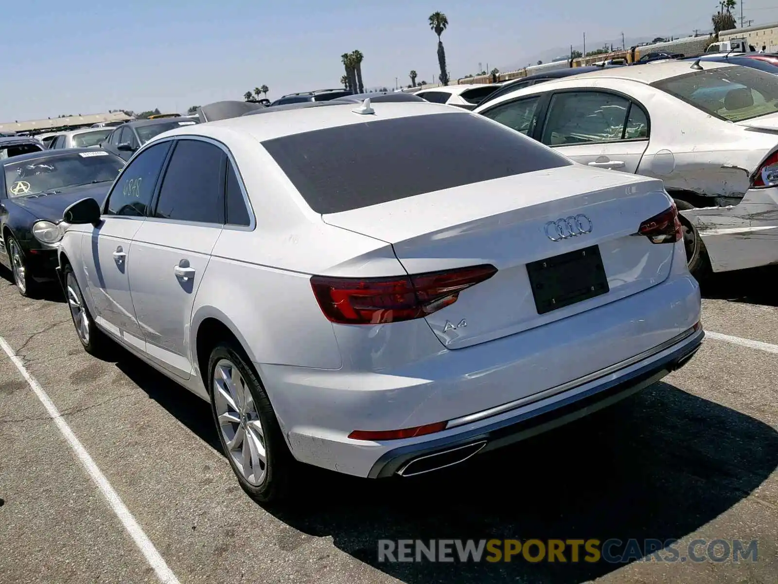 3 Photograph of a damaged car WAUGMAF40KN004703 AUDI A4 2019