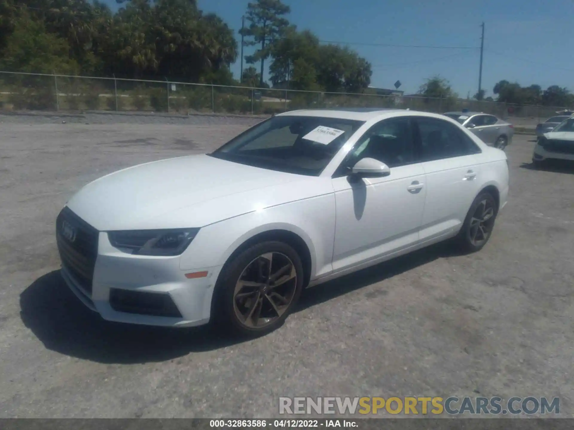 2 Photograph of a damaged car WAUGMAF40KN020545 AUDI A4 2019