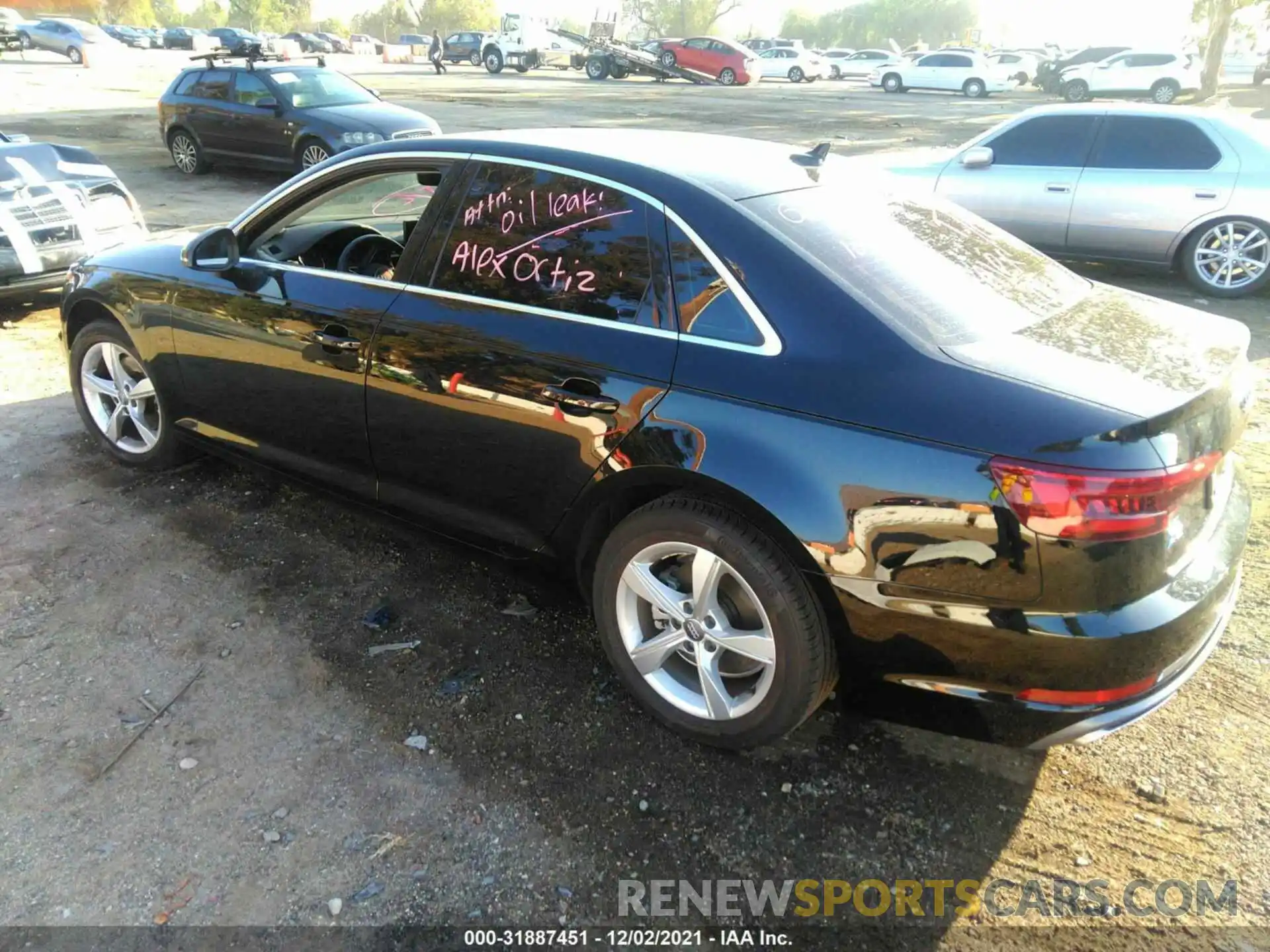 3 Photograph of a damaged car WAUGMAF41KA014020 AUDI A4 2019