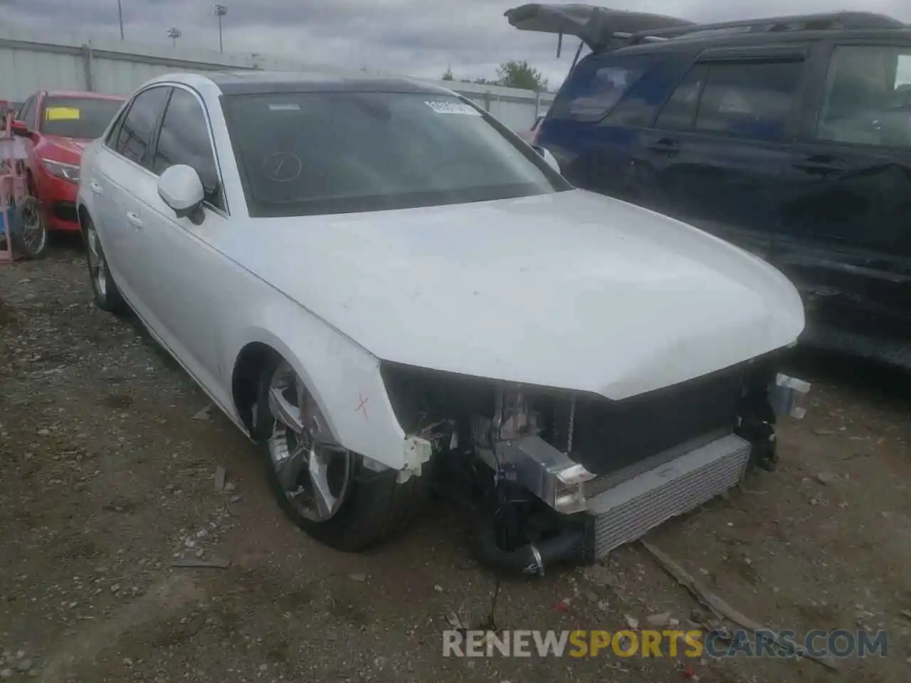 1 Photograph of a damaged car WAUGMAF41KA023185 AUDI A4 2019