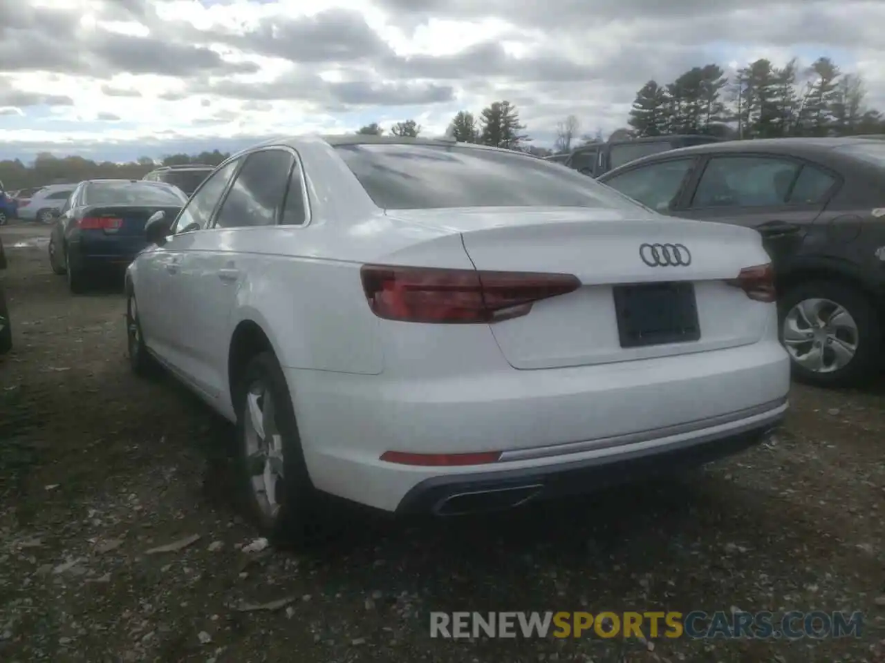 3 Photograph of a damaged car WAUGMAF41KA023185 AUDI A4 2019