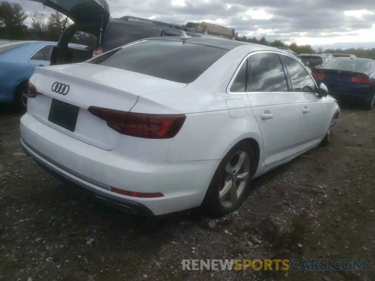 4 Photograph of a damaged car WAUGMAF41KA023185 AUDI A4 2019