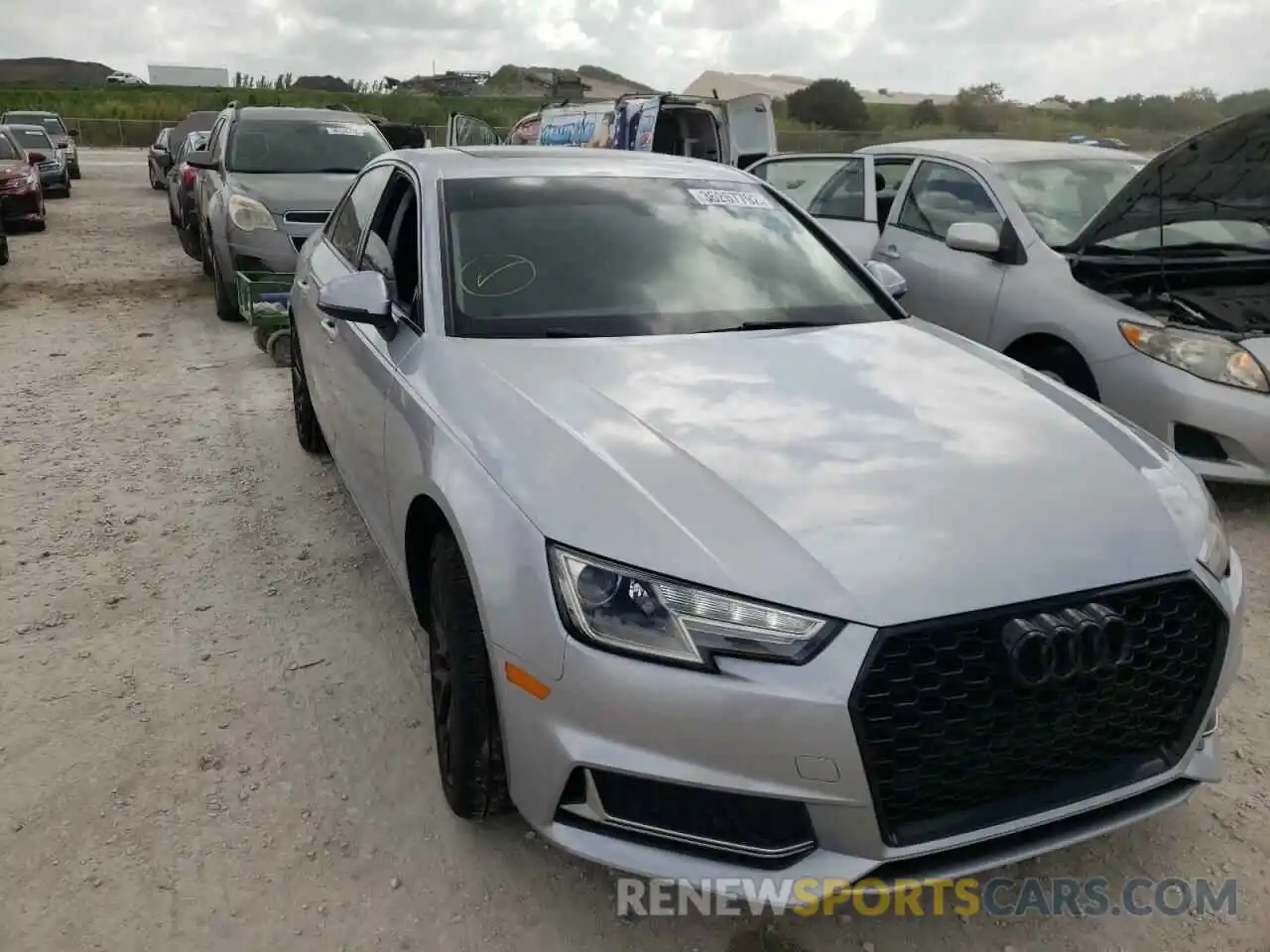 1 Photograph of a damaged car WAUGMAF41KA036633 AUDI A4 2019