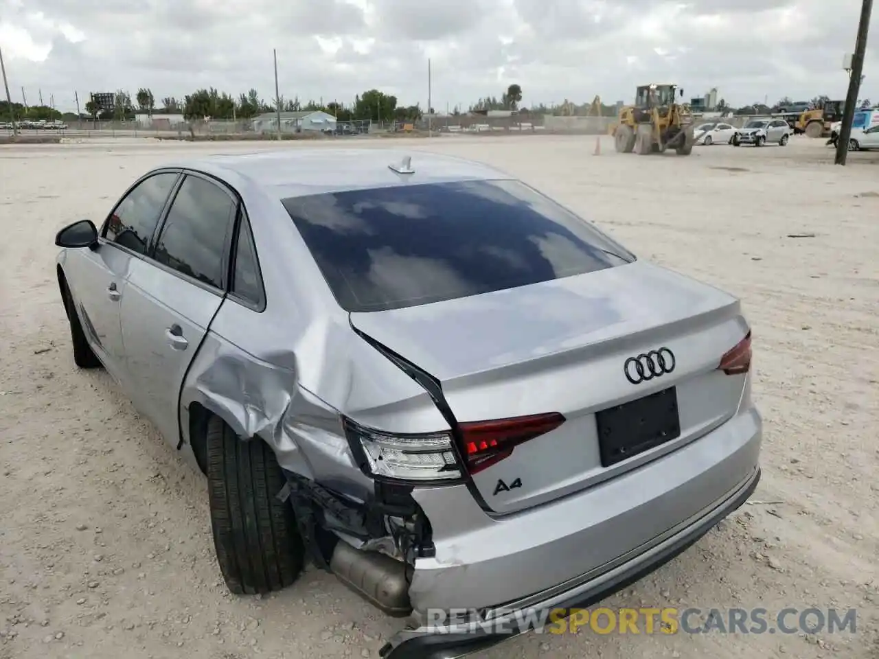 3 Photograph of a damaged car WAUGMAF41KA036633 AUDI A4 2019