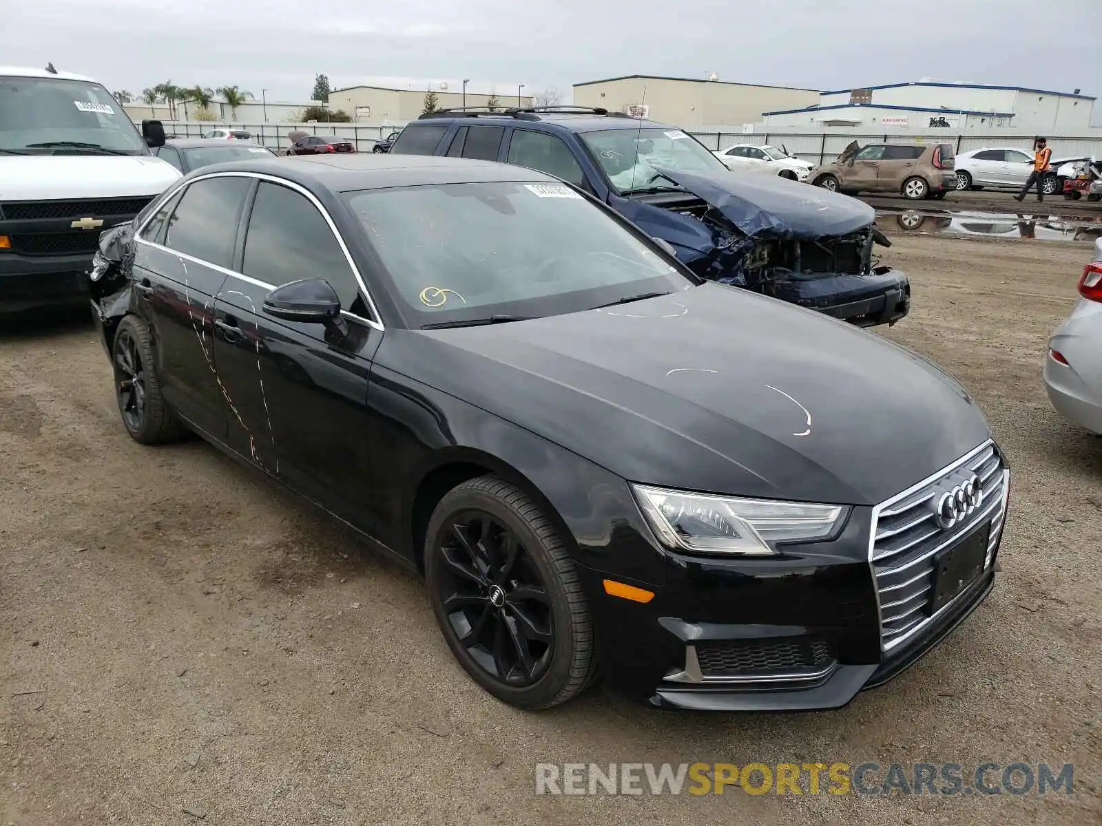 1 Photograph of a damaged car WAUGMAF41KA037362 AUDI A4 2019