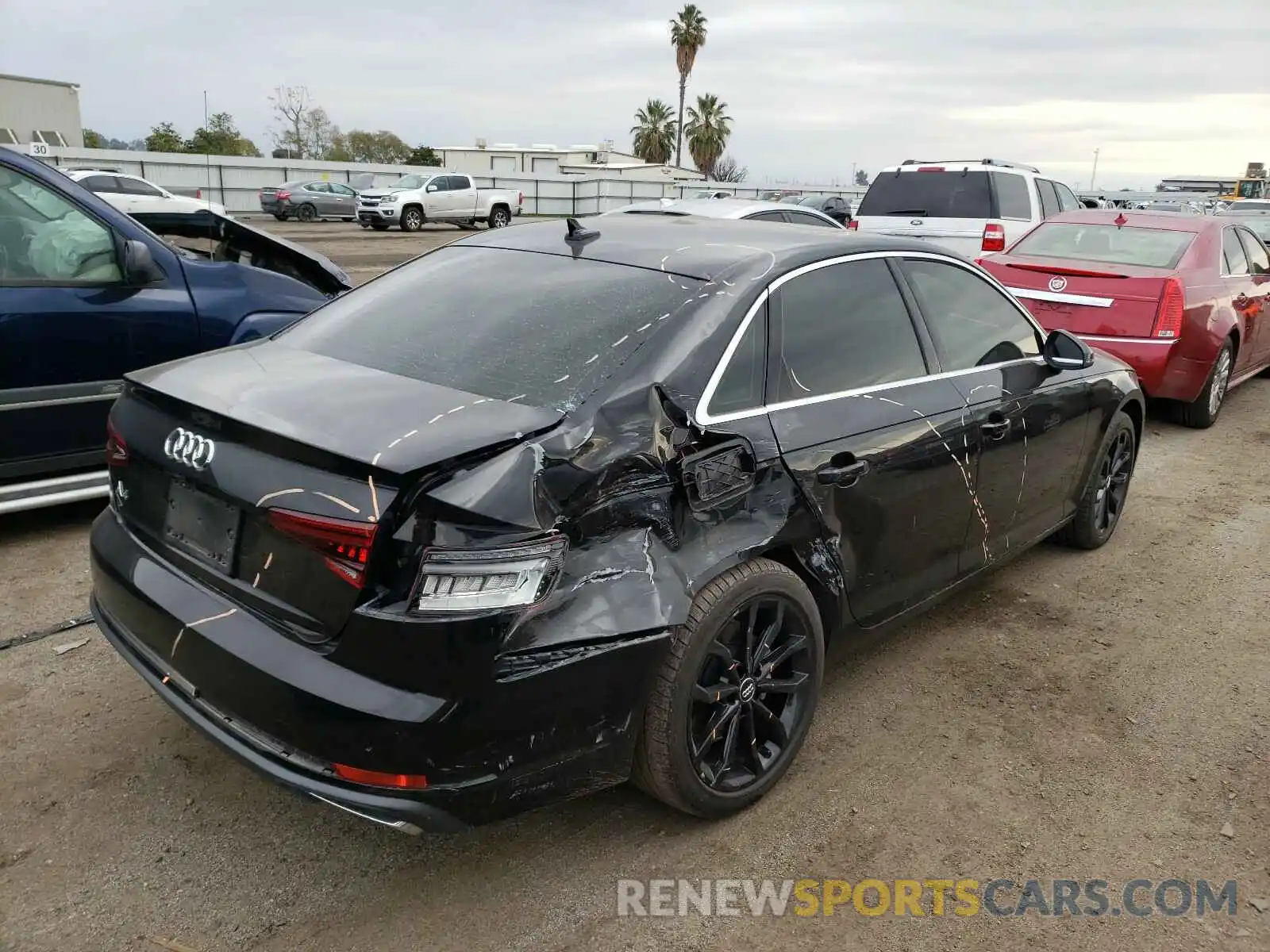 4 Photograph of a damaged car WAUGMAF41KA037362 AUDI A4 2019