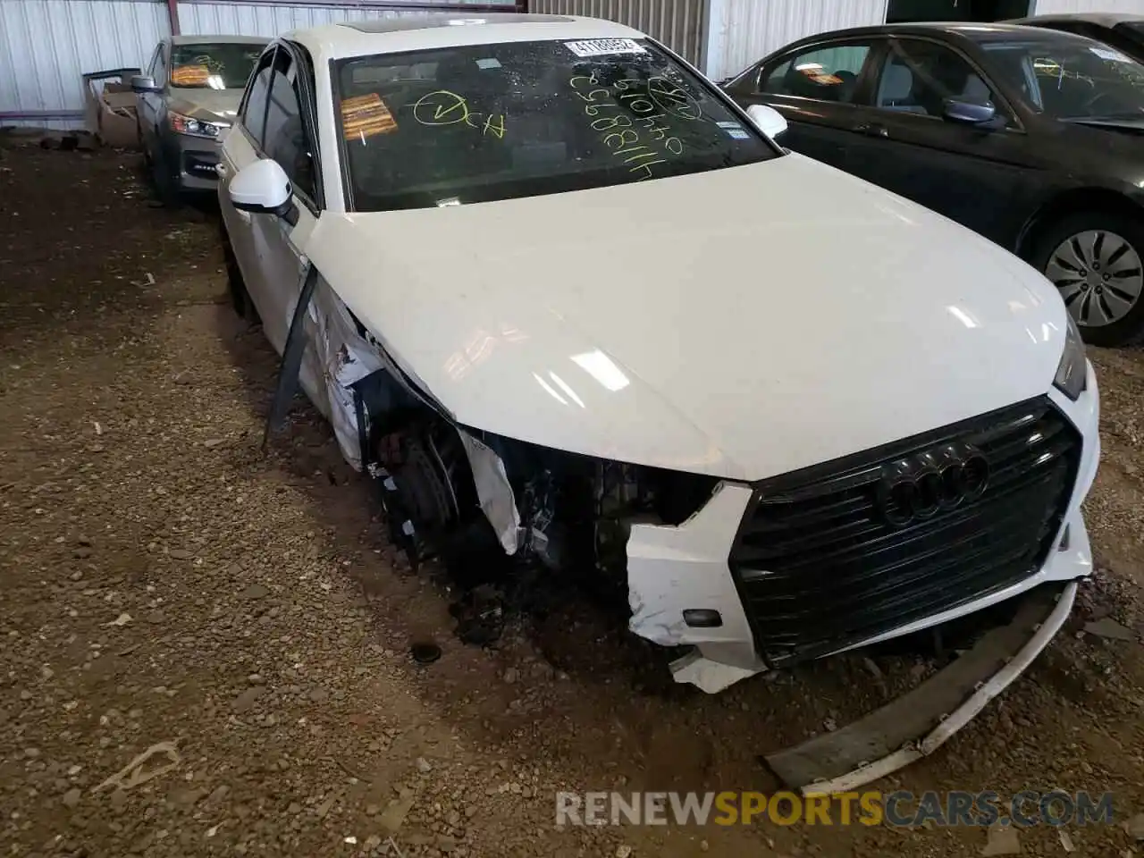 1 Photograph of a damaged car WAUGMAF41KA044019 AUDI A4 2019