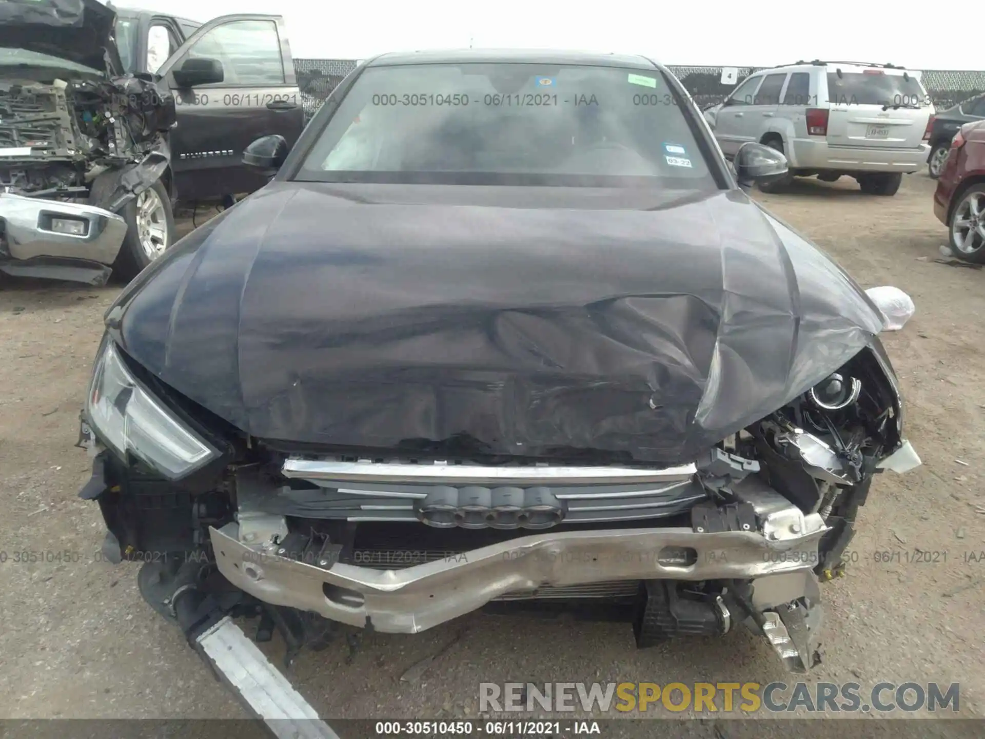 6 Photograph of a damaged car WAUGMAF41KA052797 AUDI A4 2019