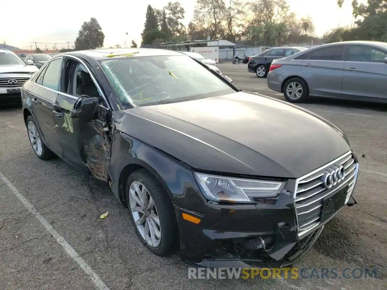 1 Photograph of a damaged car WAUGMAF41KA058891 AUDI A4 2019