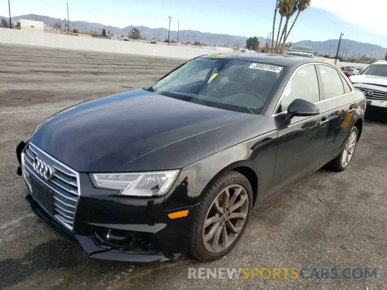 2 Photograph of a damaged car WAUGMAF41KA058891 AUDI A4 2019