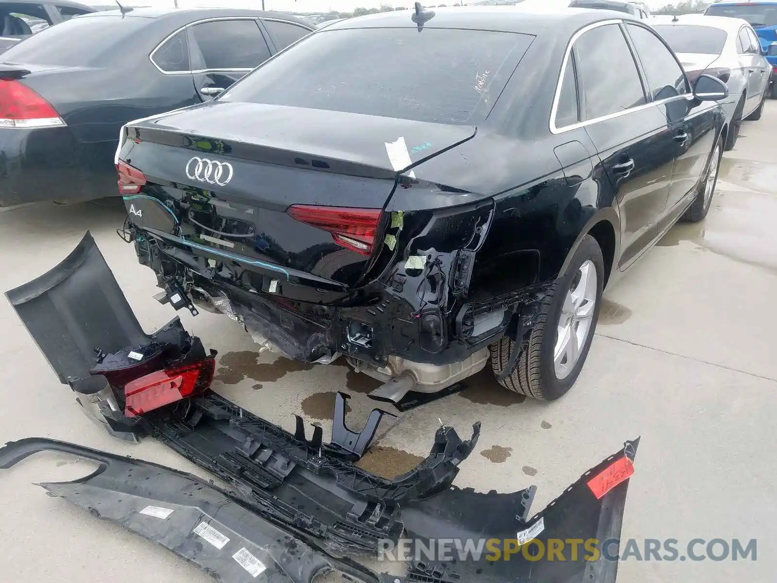 4 Photograph of a damaged car WAUGMAF41KA059572 AUDI A4 2019