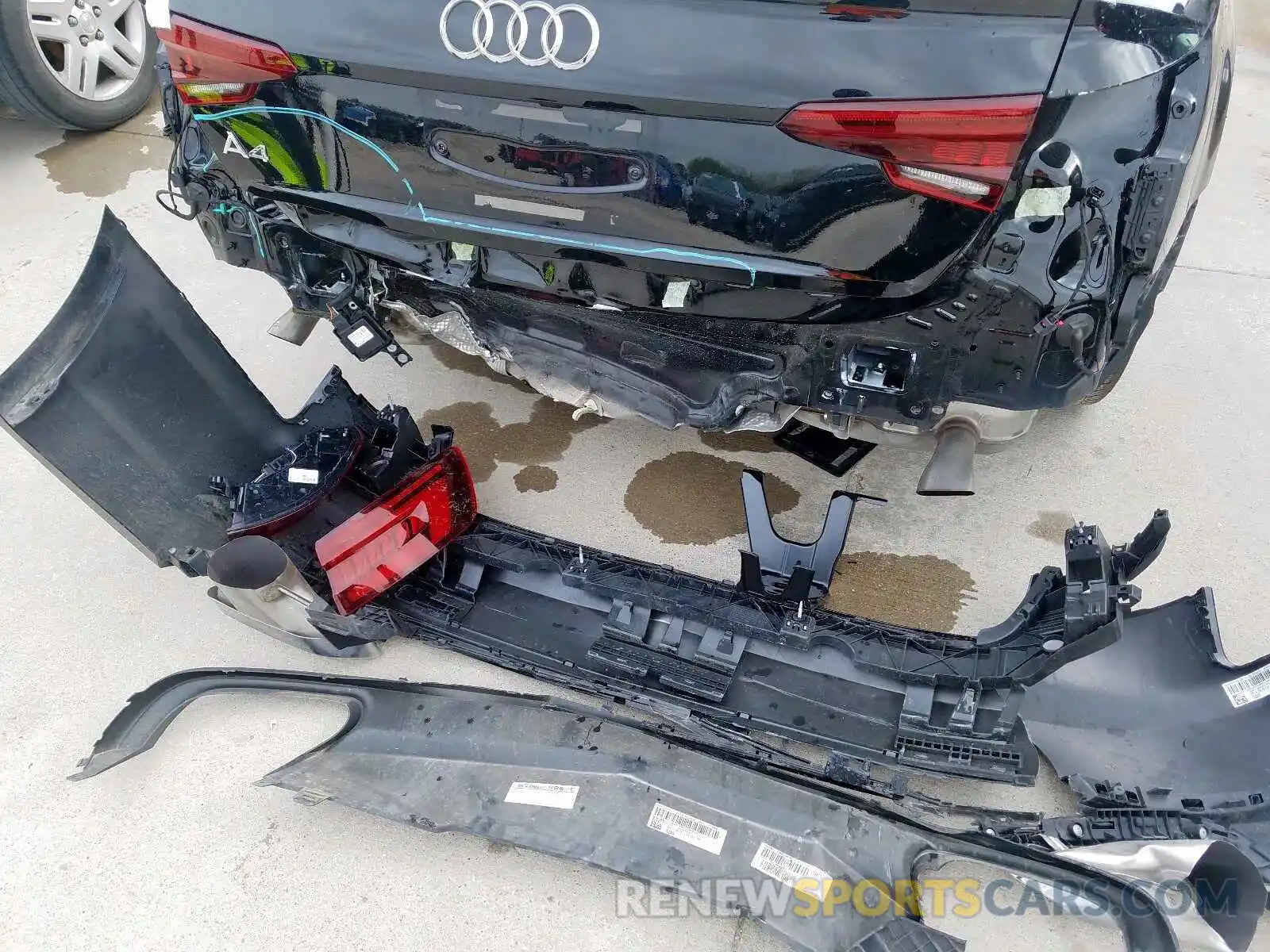 9 Photograph of a damaged car WAUGMAF41KA059572 AUDI A4 2019