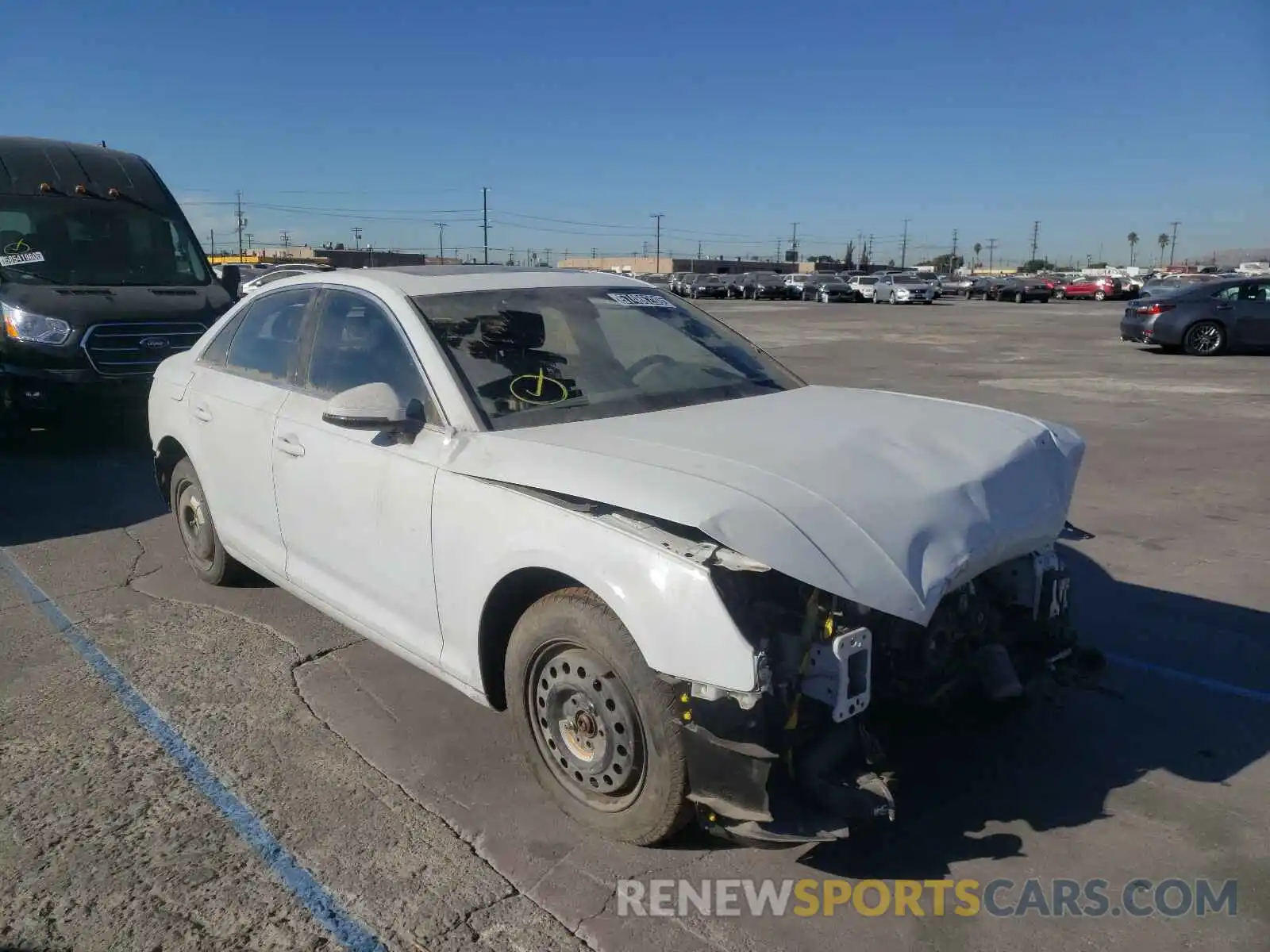 1 Photograph of a damaged car WAUGMAF41KA064450 AUDI A4 2019