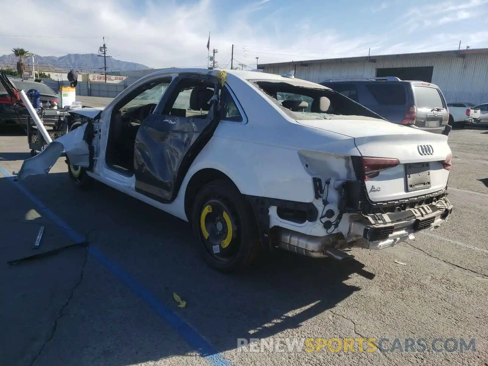 3 Photograph of a damaged car WAUGMAF41KA064450 AUDI A4 2019