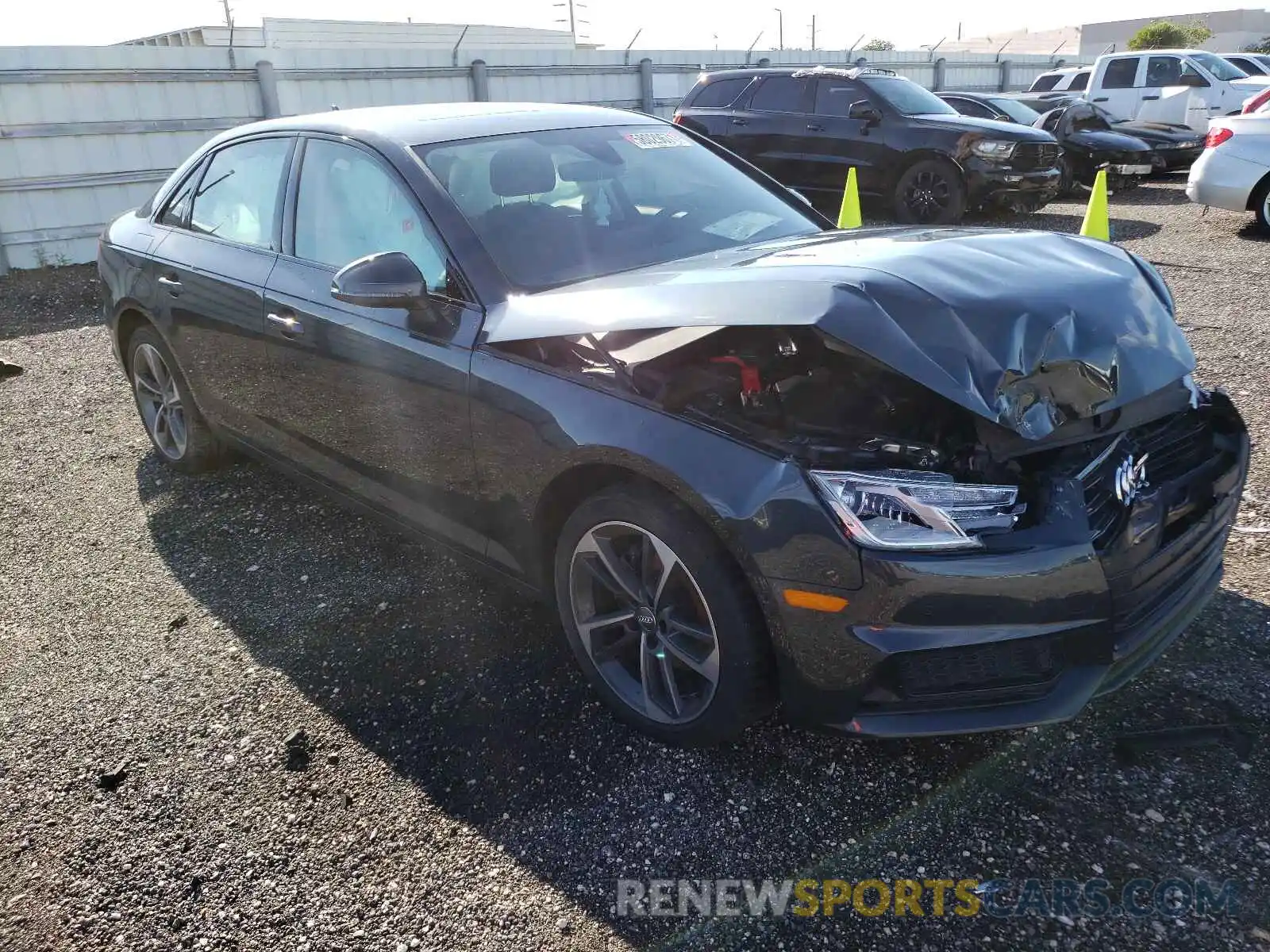 1 Photograph of a damaged car WAUGMAF41KA110312 AUDI A4 2019