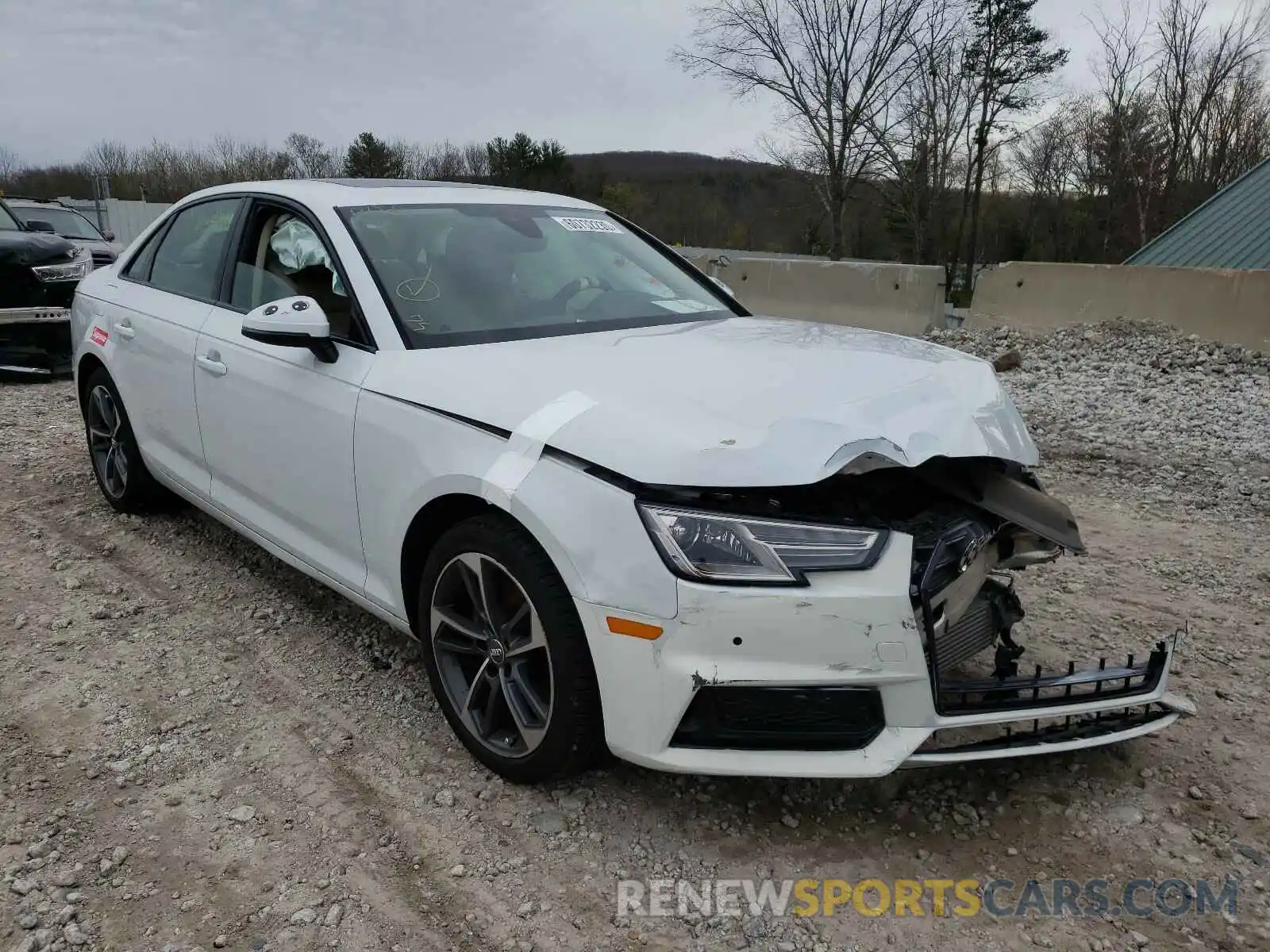 1 Photograph of a damaged car WAUGMAF41KA120497 AUDI A4 2019