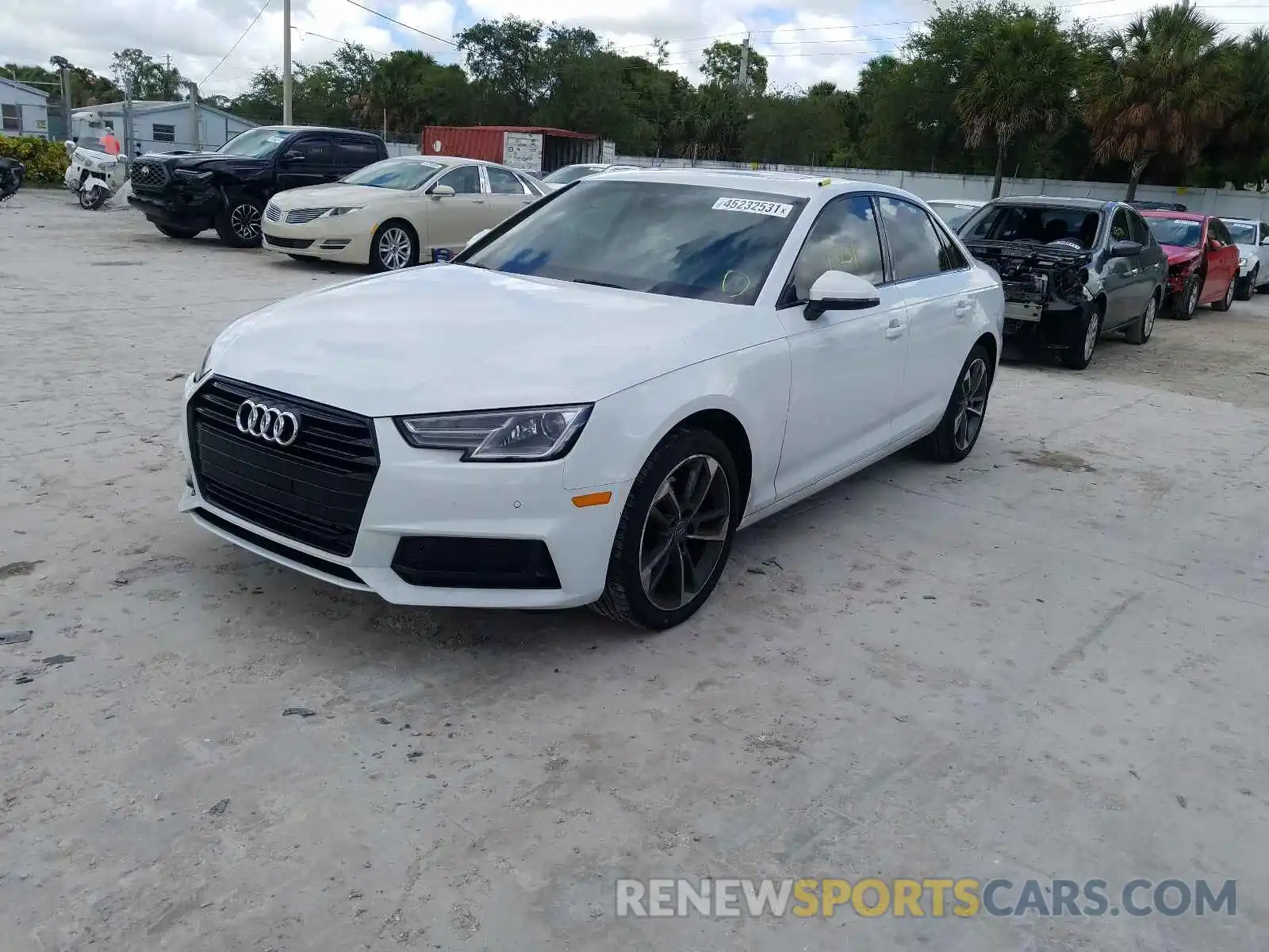 2 Photograph of a damaged car WAUGMAF41KA120788 AUDI A4 2019