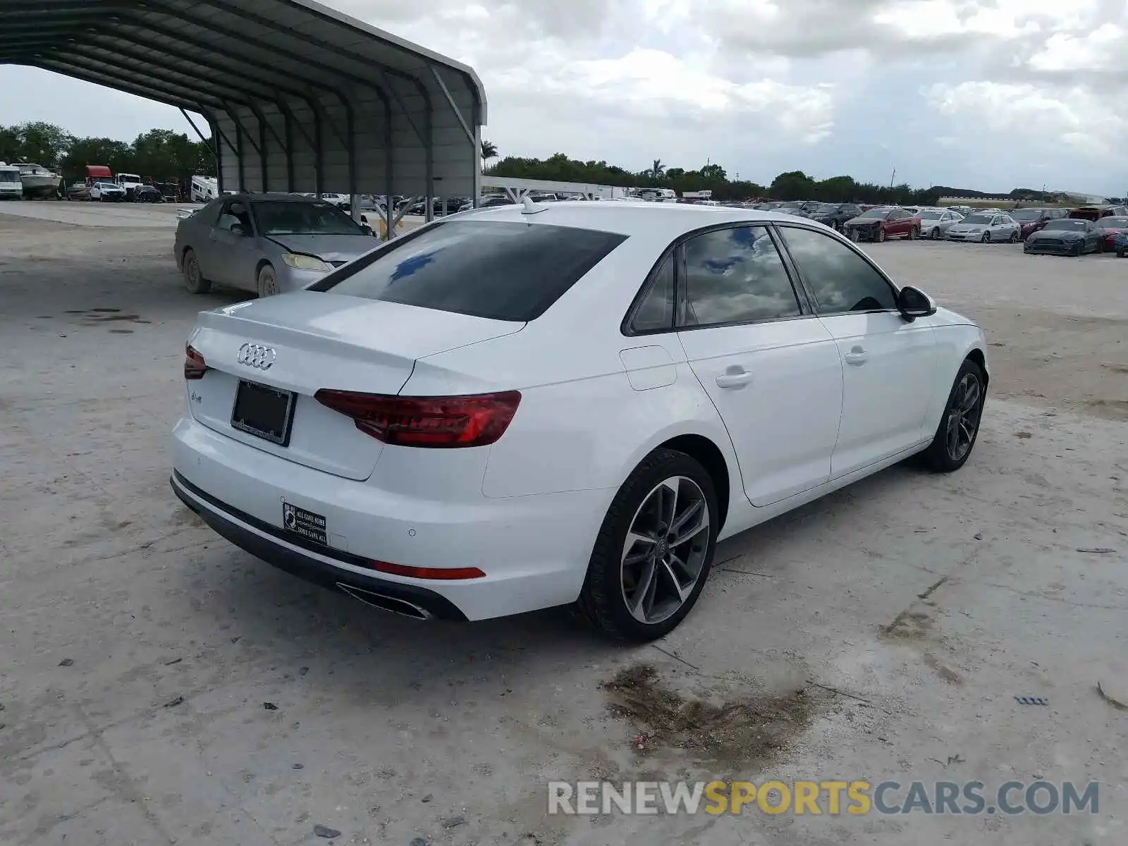 4 Photograph of a damaged car WAUGMAF41KA120788 AUDI A4 2019