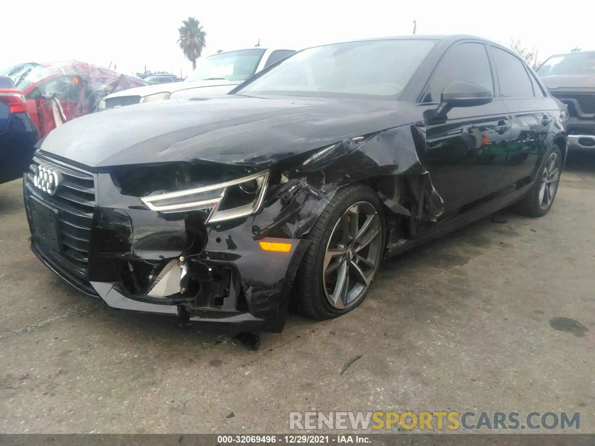 2 Photograph of a damaged car WAUGMAF41KA124646 AUDI A4 2019