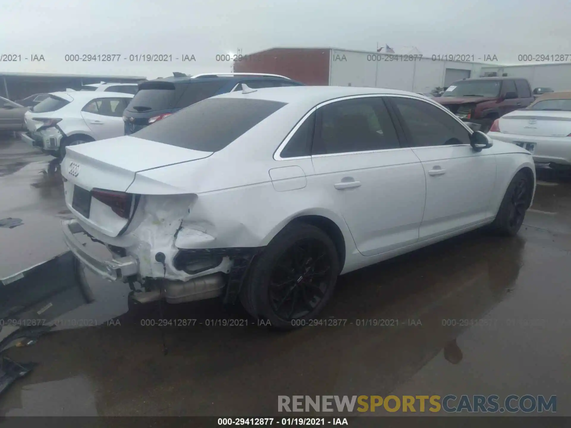 4 Фотография поврежденного автомобиля WAUGMAF41KN010994 AUDI A4 2019