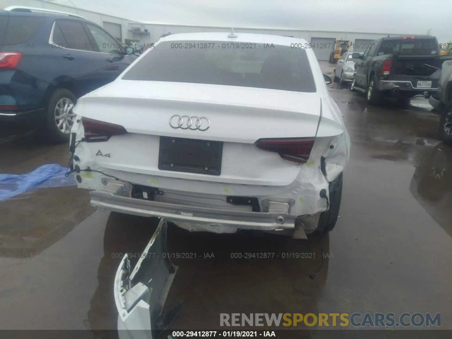 6 Фотография поврежденного автомобиля WAUGMAF41KN010994 AUDI A4 2019