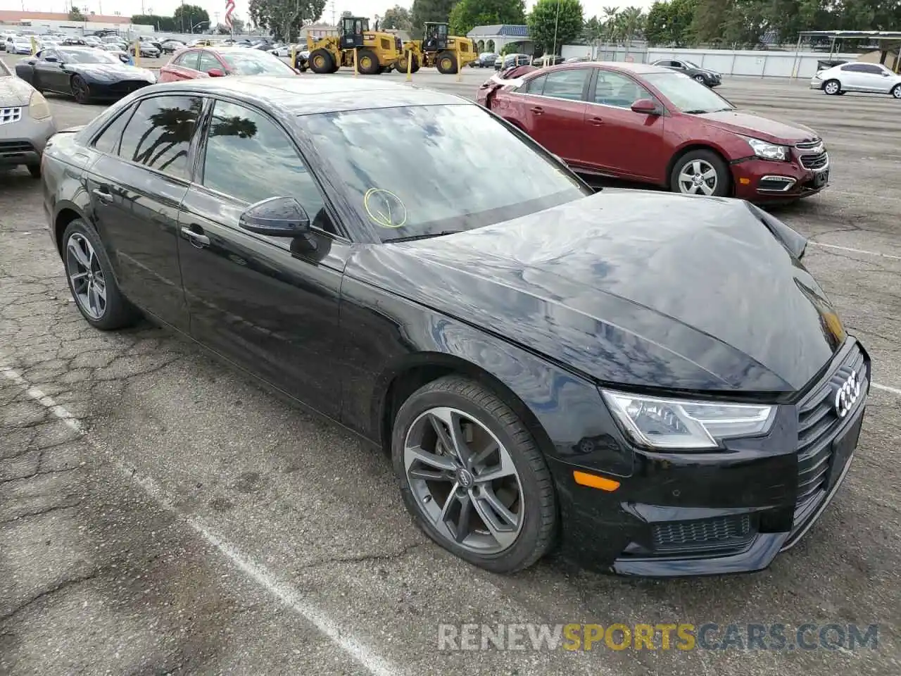 1 Photograph of a damaged car WAUGMAF41KN012180 AUDI A4 2019