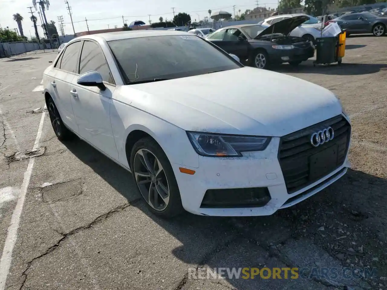 1 Photograph of a damaged car WAUGMAF41KN017220 AUDI A4 2019