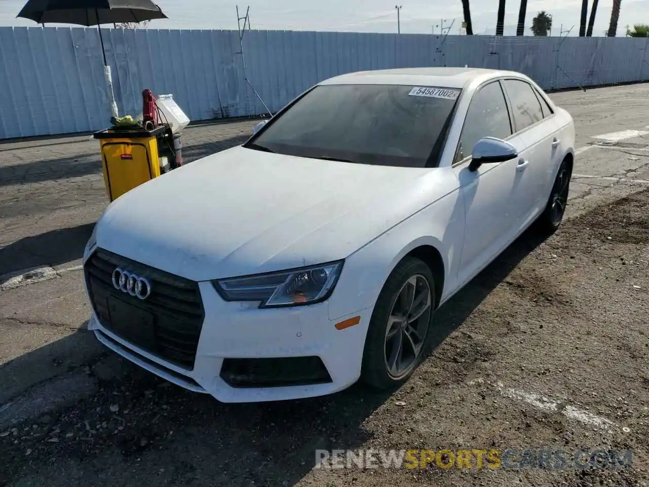 2 Photograph of a damaged car WAUGMAF41KN017220 AUDI A4 2019