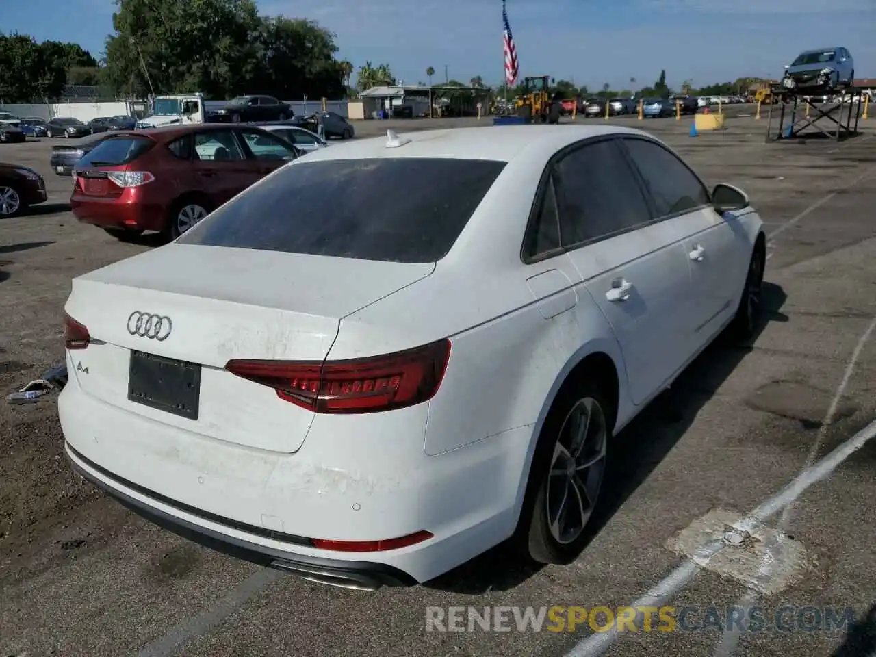 4 Photograph of a damaged car WAUGMAF41KN017220 AUDI A4 2019