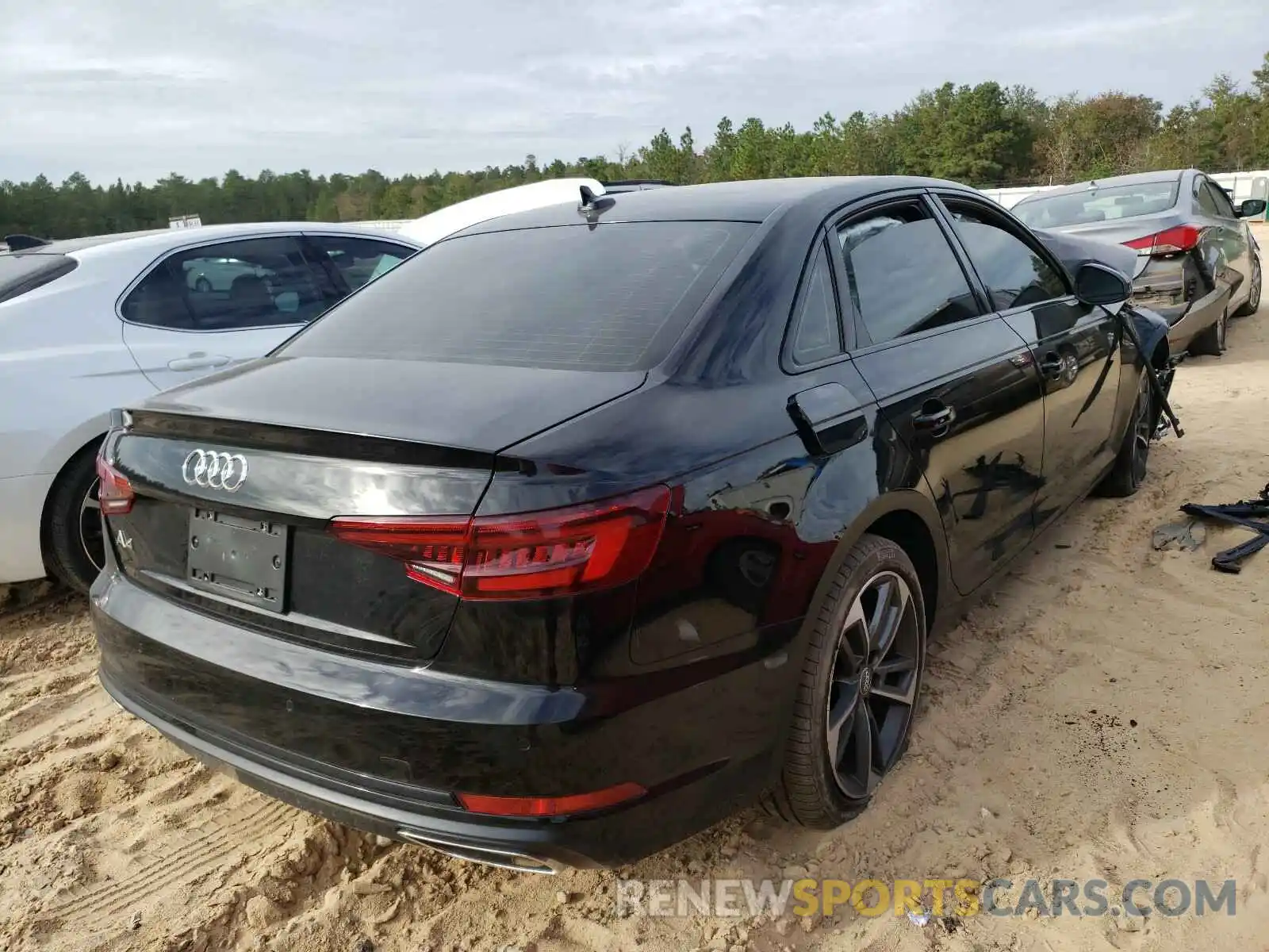 4 Фотография поврежденного автомобиля WAUGMAF41KN019260 AUDI A4 2019