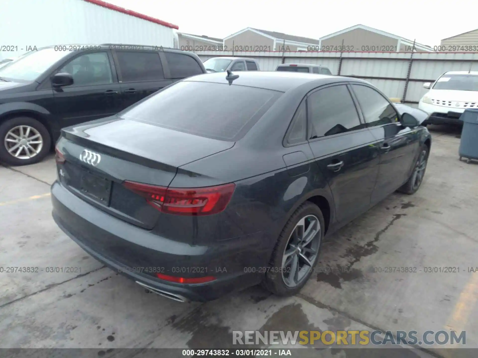 4 Фотография поврежденного автомобиля WAUGMAF41KN020909 AUDI A4 2019