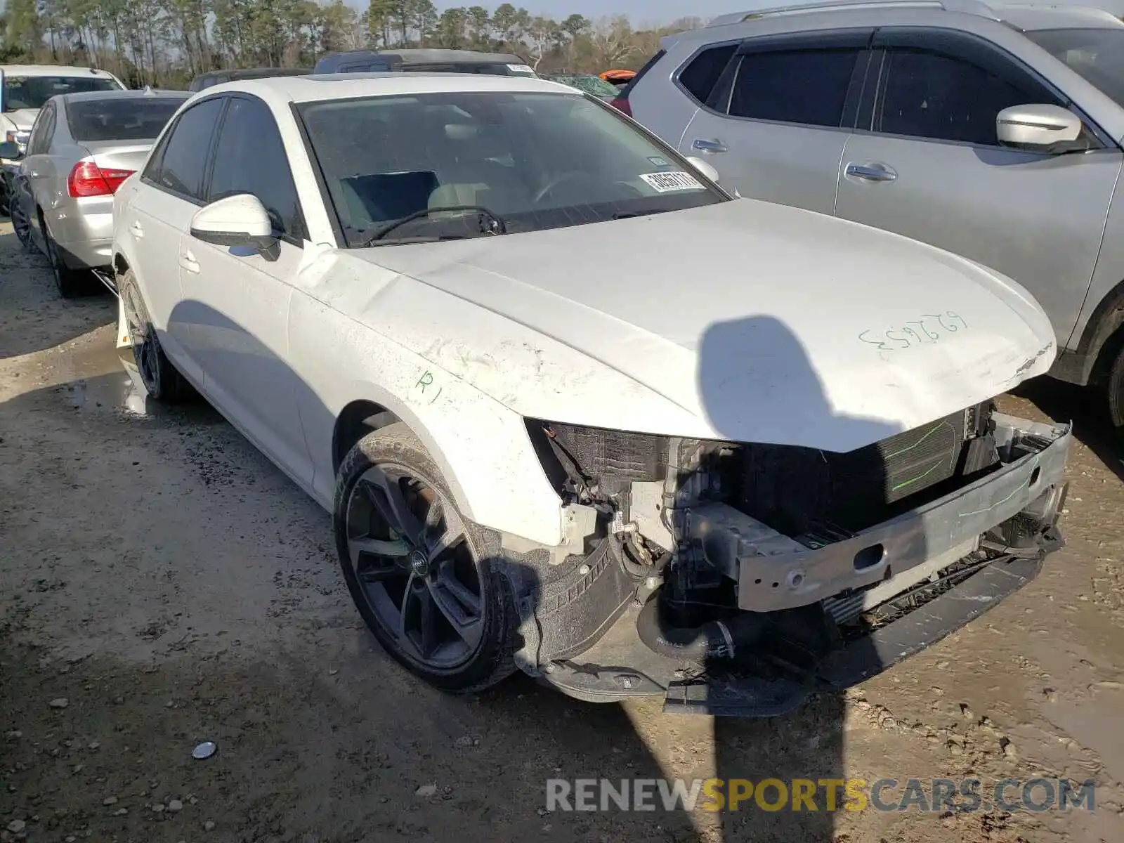 1 Photograph of a damaged car WAUGMAF41KN022563 AUDI A4 2019