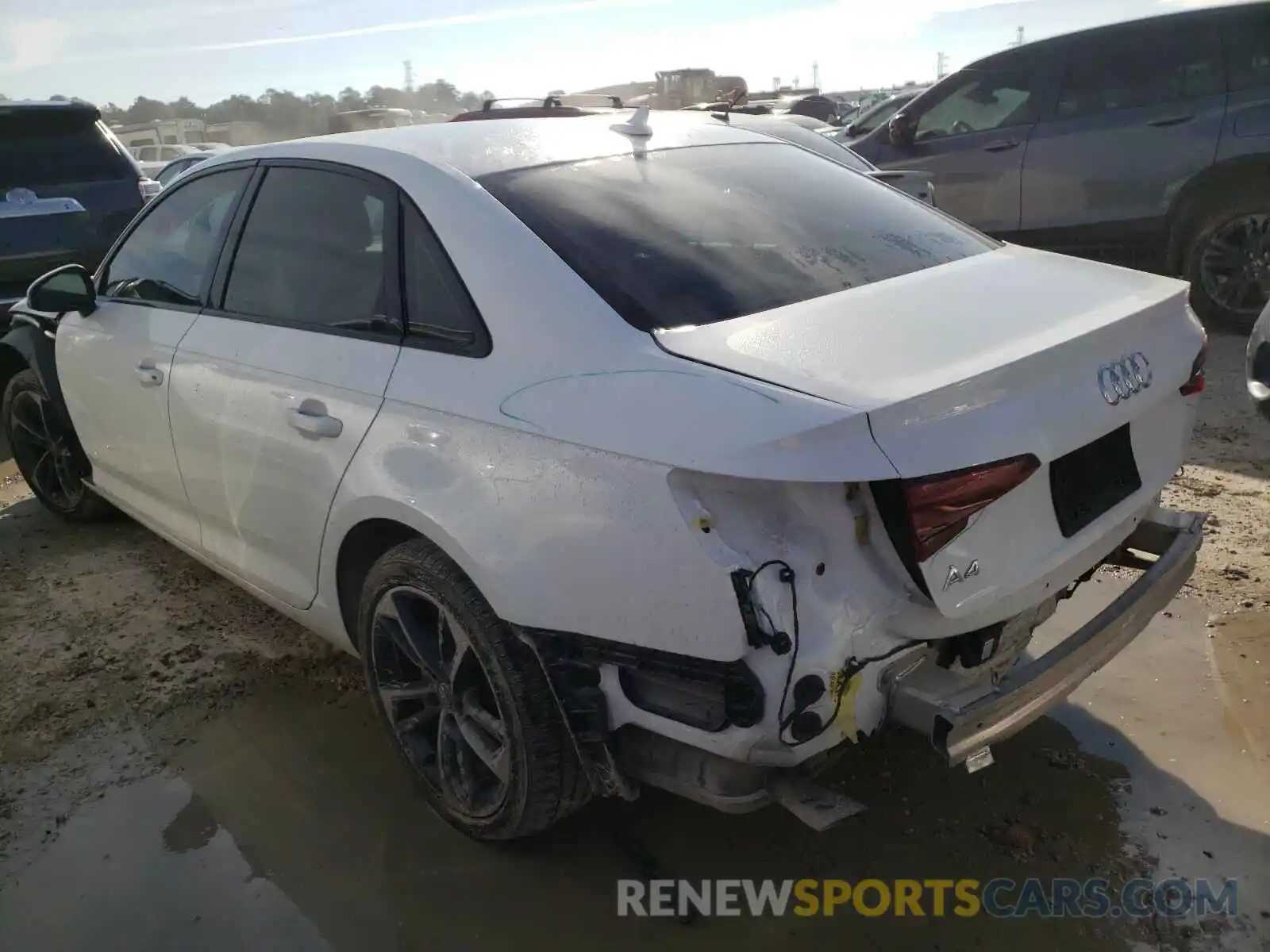 3 Photograph of a damaged car WAUGMAF41KN022563 AUDI A4 2019