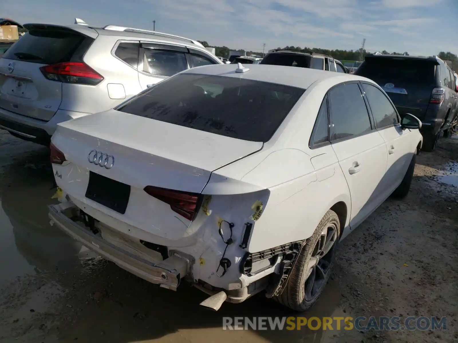 4 Photograph of a damaged car WAUGMAF41KN022563 AUDI A4 2019