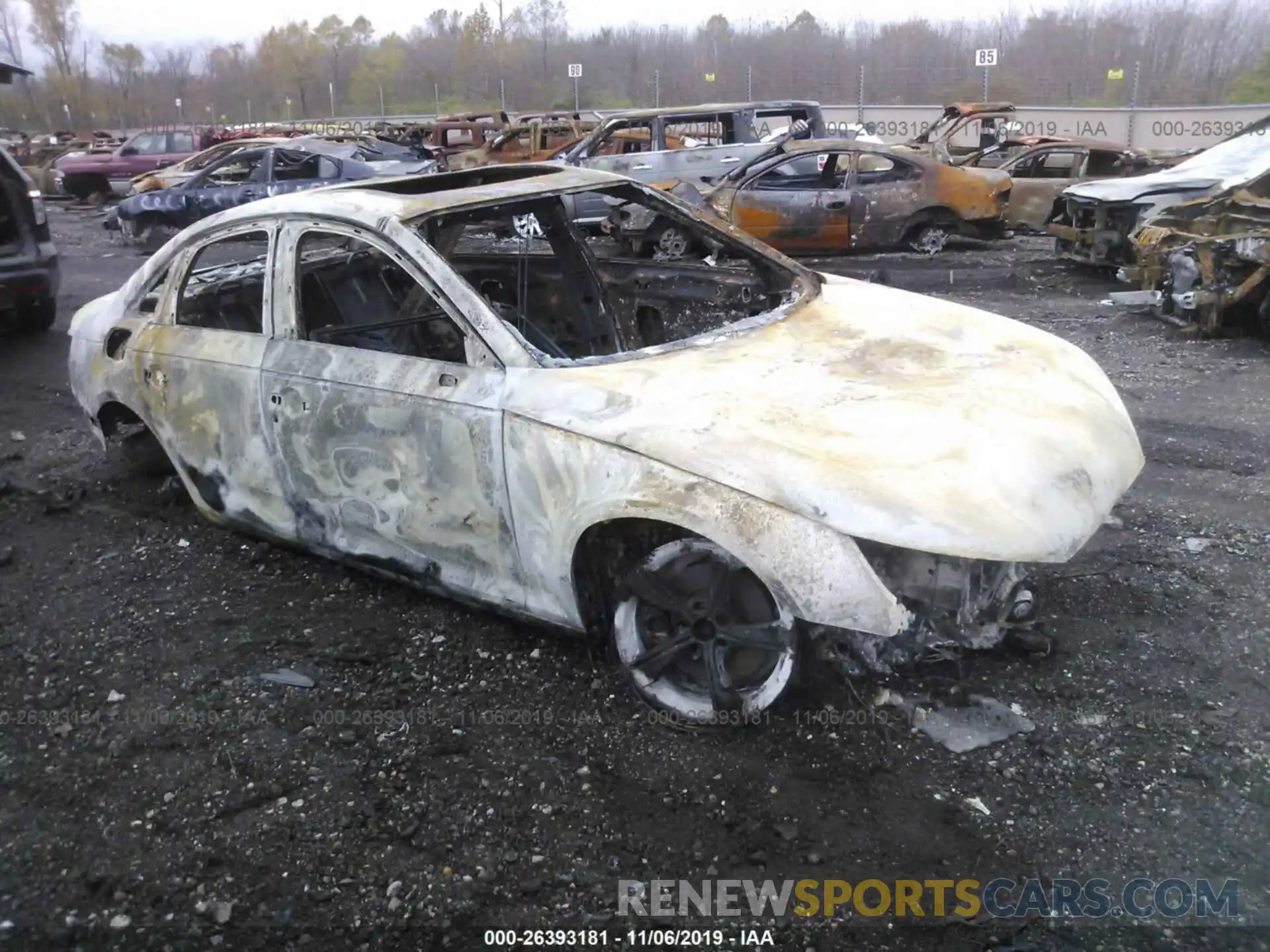 1 Photograph of a damaged car WAUGMAF42KA018092 AUDI A4 2019