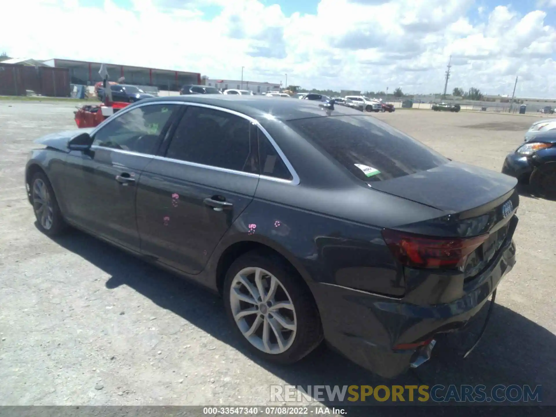 3 Photograph of a damaged car WAUGMAF42KA021140 AUDI A4 2019